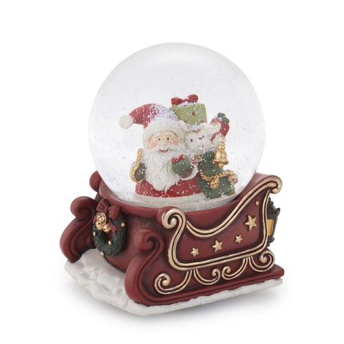 Globo carillon slitta natale - carillon,