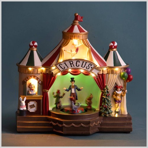 Circo natalizio animato - natalizio, con