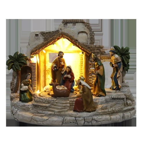 Carillon presepe gigante 29 - presepe, cm.29