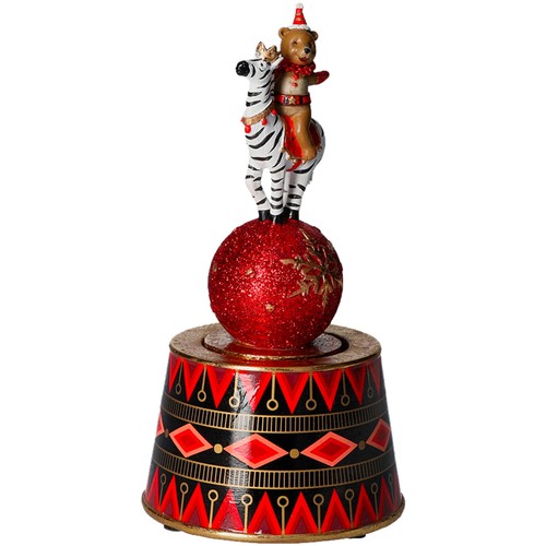 Carillon natalizio rosso con - carillon,