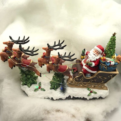Carillon slitta babbo natale - babbo,