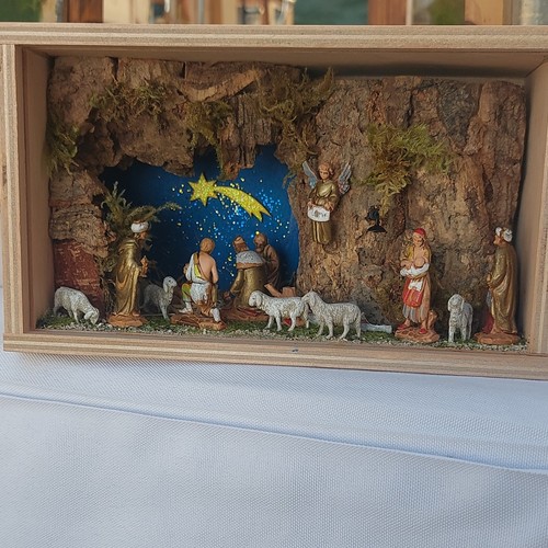 Presepe scatola legno - in, di