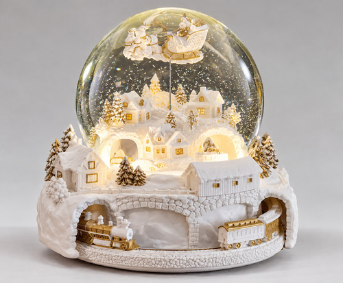 Carillon bianco natale - carillon,