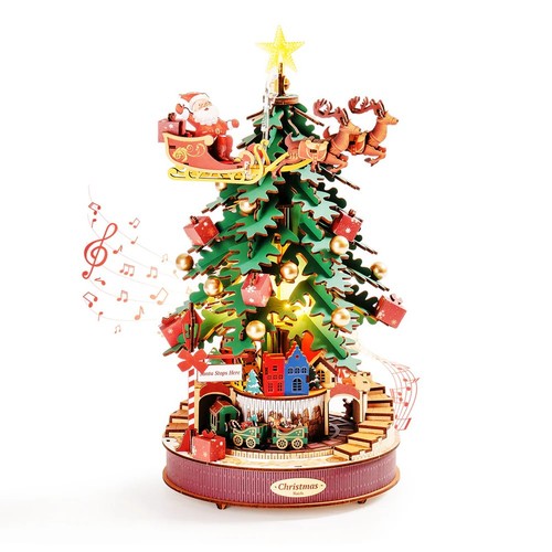 Albero natale puzzle 3d - albero, di